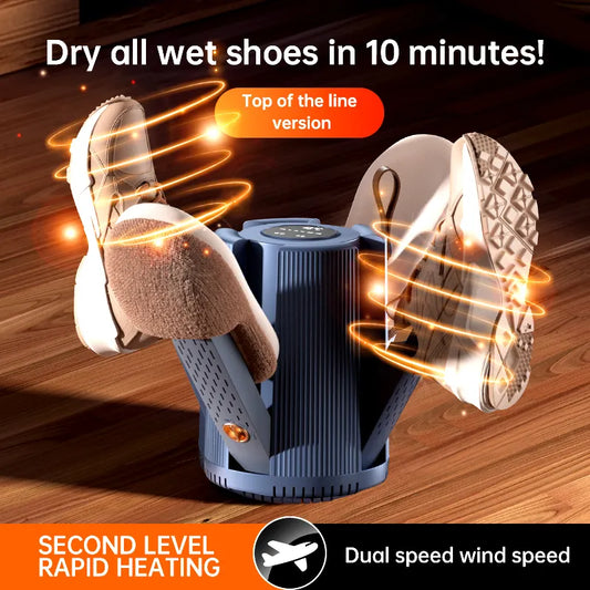 Multi-function Slippers Sock Shoe Heated Dryer Foldable Electric