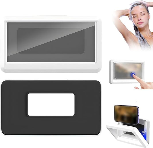 Waterproof Bathroom Mobile Phone Holder | Anti-Fog Case for Shower