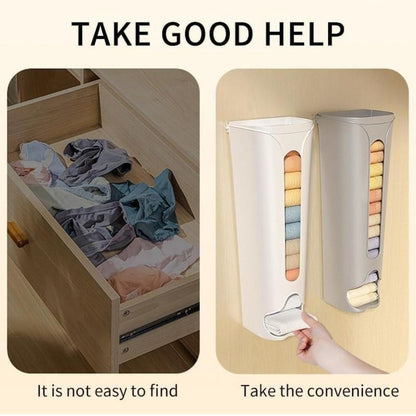 Multipurpose Wall-Mounted Underwear, Sock Storage Organizer